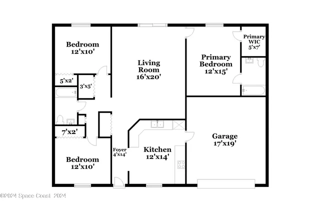 $1,710 | 3042 Tazewell Avenue Southeast, Palm Bay, FL 32909