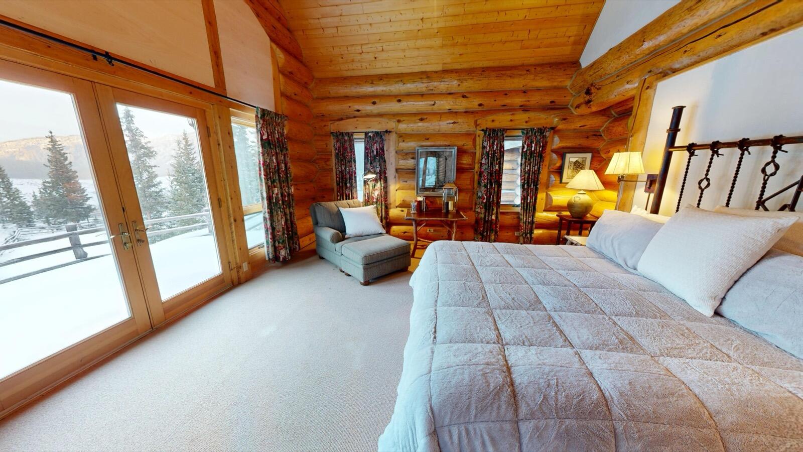 2418 Usfs Road Creede, CO 81130 - Photo 41 of 50 a bedroom with furniture and large windows