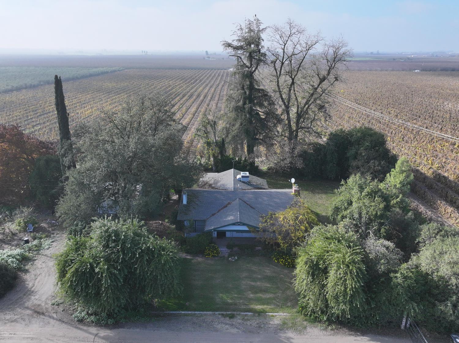 4801 East Parlier Avenue Fowler, CA 93625 - Photo 4 of 52 an aerial view of a house with a yard