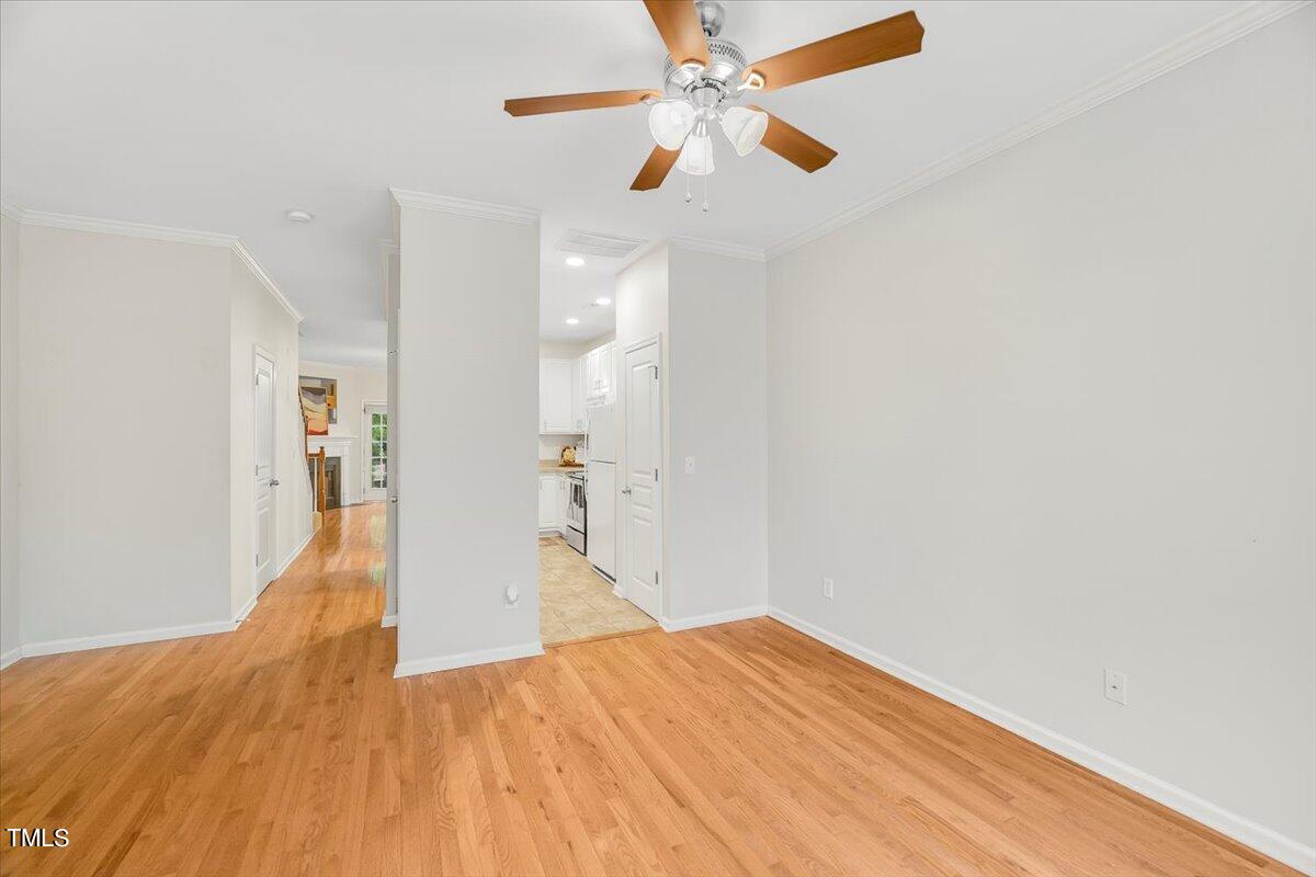 4508 Sugarbend Way Raleigh, NC 27606 - Photo 7 of 39 a view of empty room with wooden floor