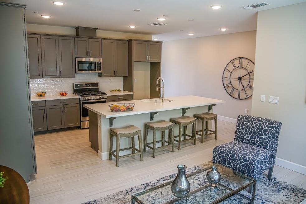 81 South Milpitas Boulevard Milpitas, CA 95035 - Photo 20 of 40 a view of kitchen with furniture and wooden floor