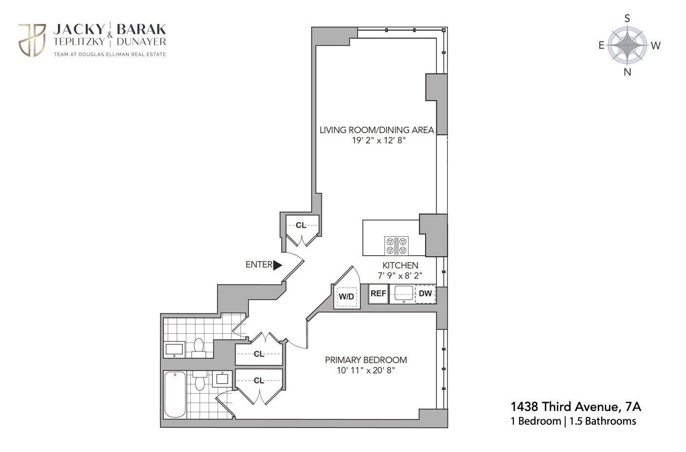 1438 3rd Avenue, Unit 7A Manhattan, NY 10028 - Photo 12 of 12 a picture of a bench in a room