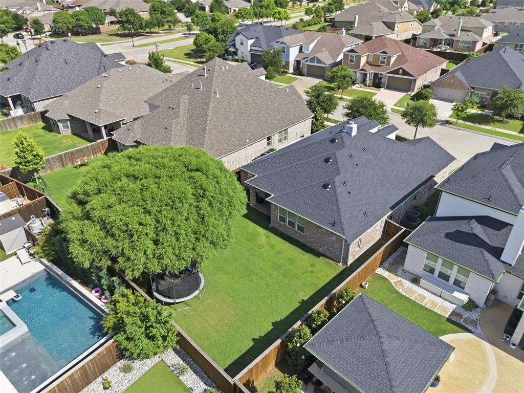 717 Allbright Road Celina, TX 75009 - Photo 30 of 37 Large yard with a beautiful large tree