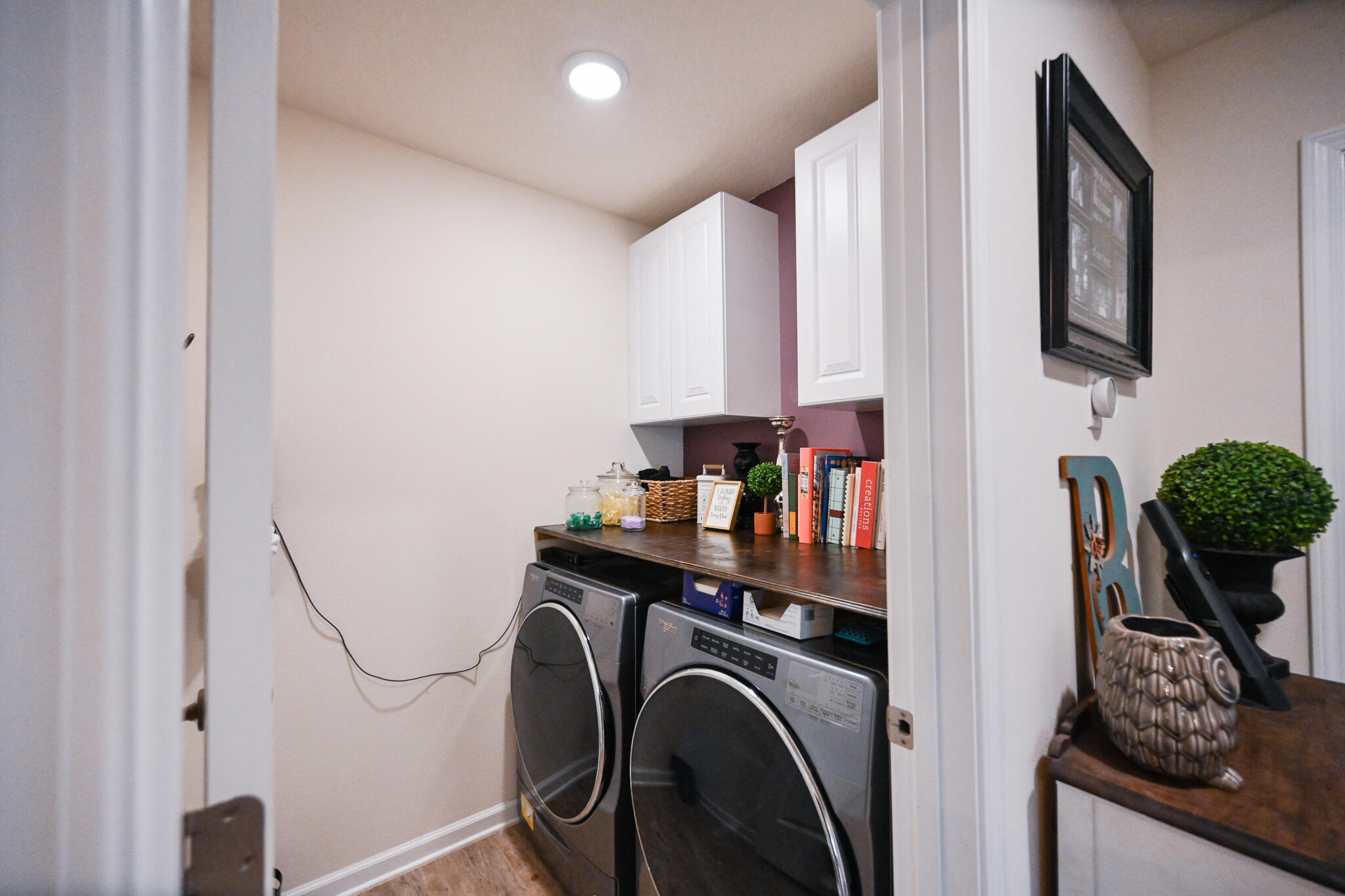 351 Merlin Court Crestview, FL 32539 - Photo 32 of 63 a view of storage and utility room with washer and dryer