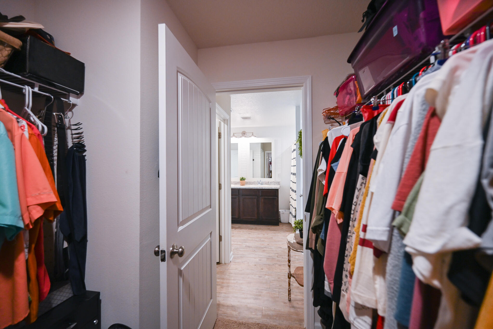 351 Merlin Court Crestview, FL 32539 - Photo 50 of 63 a view of walk in closet with clothes