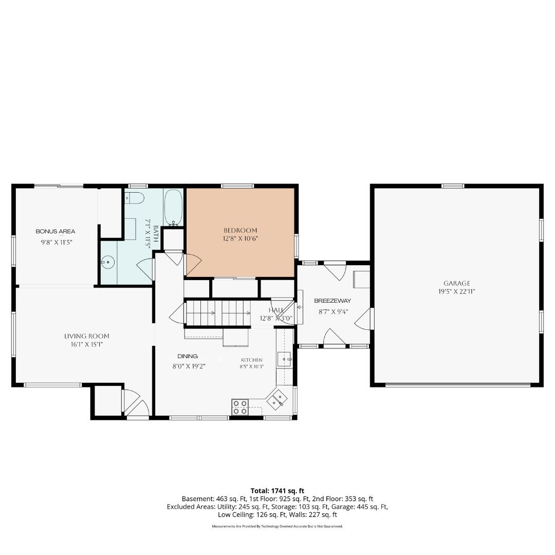 1461 Bauer Road Jenison, MI 49428 - Photo 49 of 51 Main Level Floor Plan