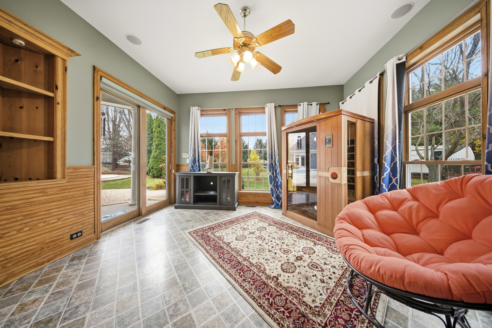 10731 Somonauk Road Hinckley, IL 60520 - Photo 28 of 48 a living room with furniture a rug and a large window