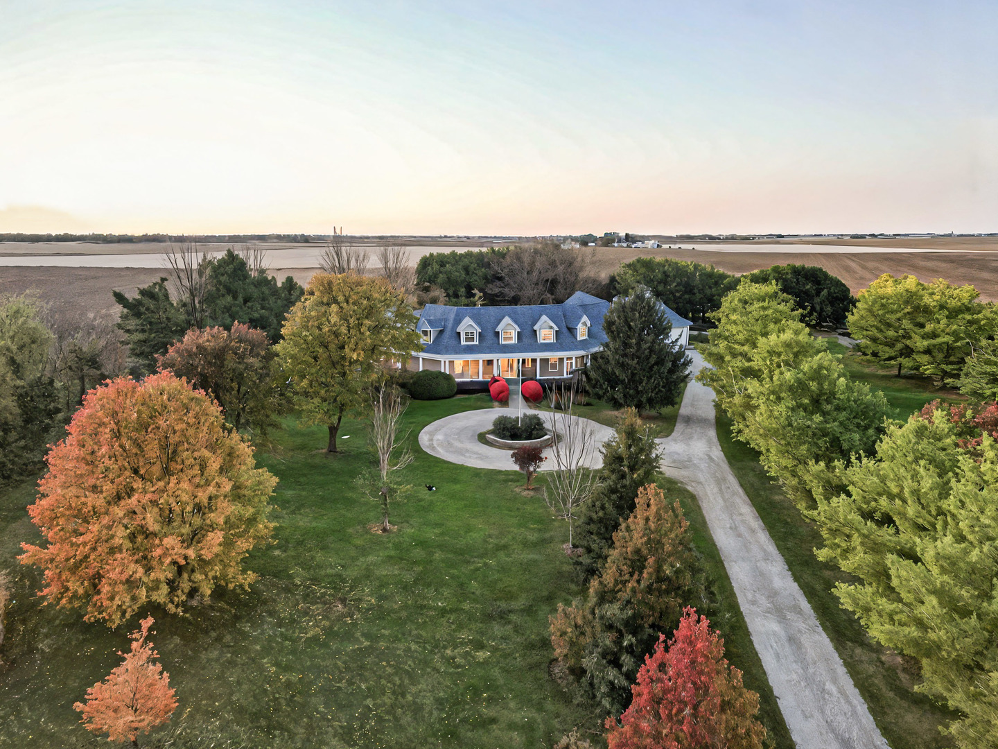 10731 Somonauk Road Hinckley, IL 60520 - Photo 44 of 48 a view of a garden with an outdoor seating