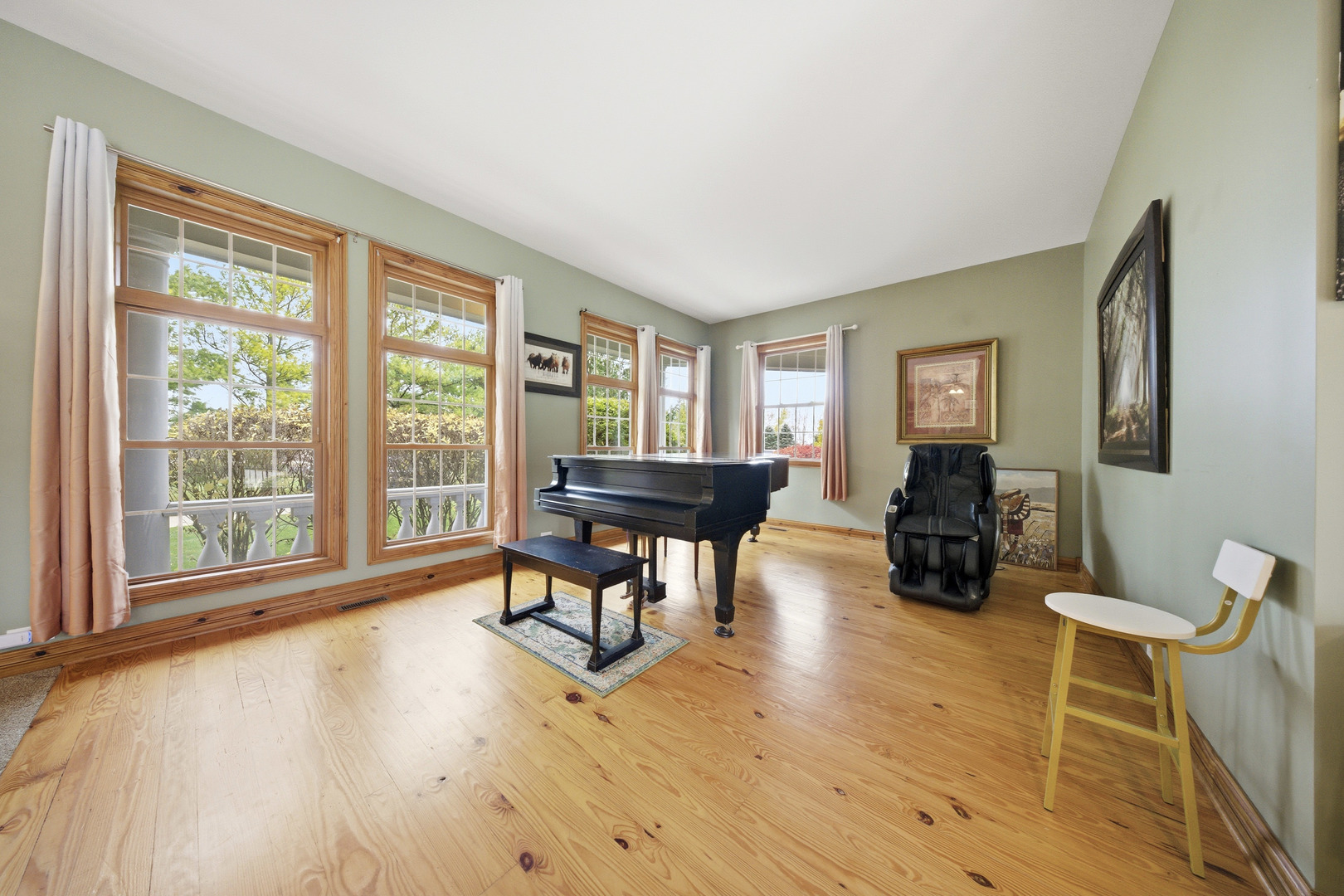 10731 Somonauk Road Hinckley, IL 60520 - Photo 9 of 48 a living room with furniture and a large window