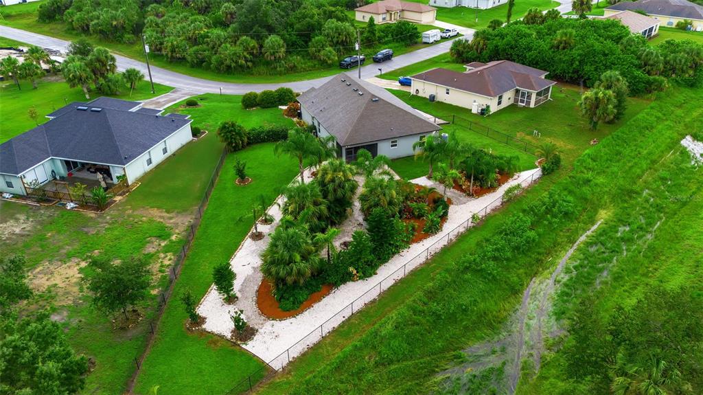 4322 Kiska Road North Port, FL 34288 - Photo 65 of 67 an aerial view of residential houses with outdoor space and street view