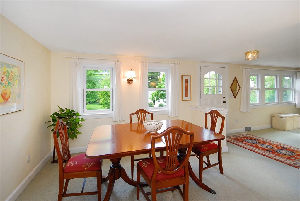 51 MacArthur Road Concord, MA 01742 - Photo 10 of 42 a dining room with furniture and window