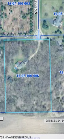 a view of a glass door