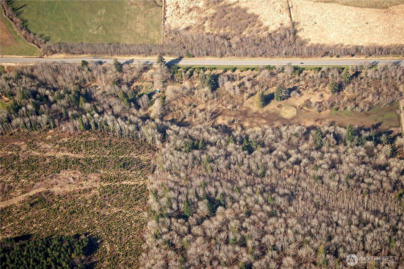 106 Crocker Lake Road Quilcene, WA 98376 - Photo 24 of 34 a view of an outdoor space and a lake view
