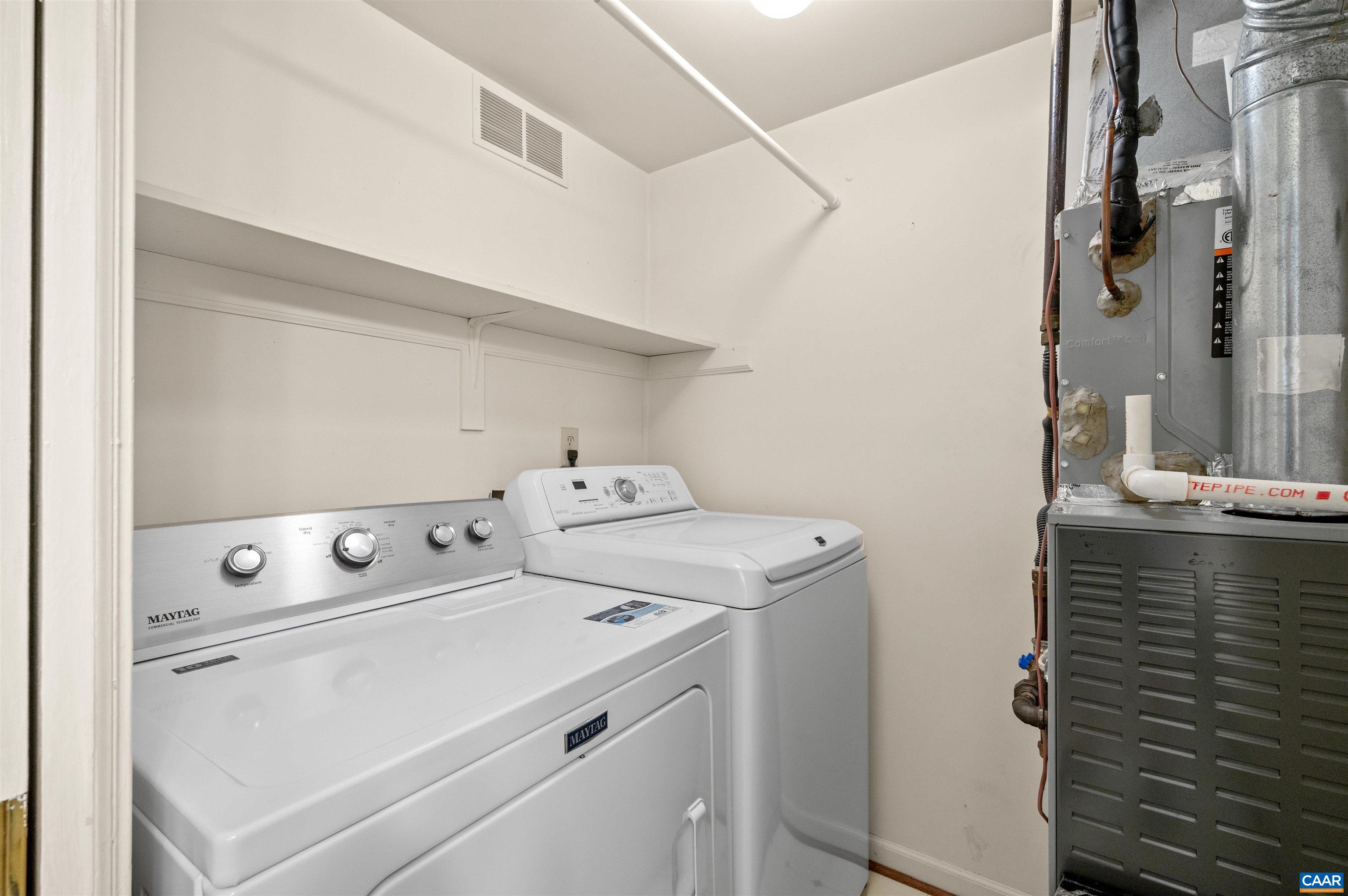 1616 Cool Spring Road Charlottesville, VA 22901 - Photo 19 of 38 a utility room with dryer and washer