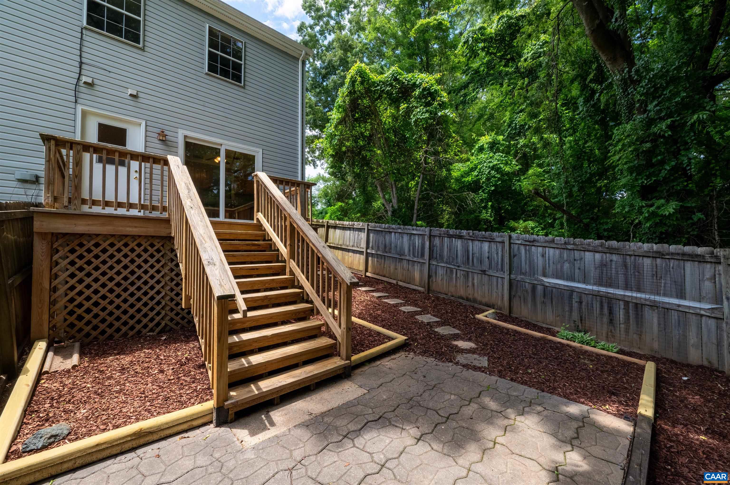 1616 Cool Spring Road Charlottesville, VA 22901 - Photo 36 of 38 a view of a backyard with a deck