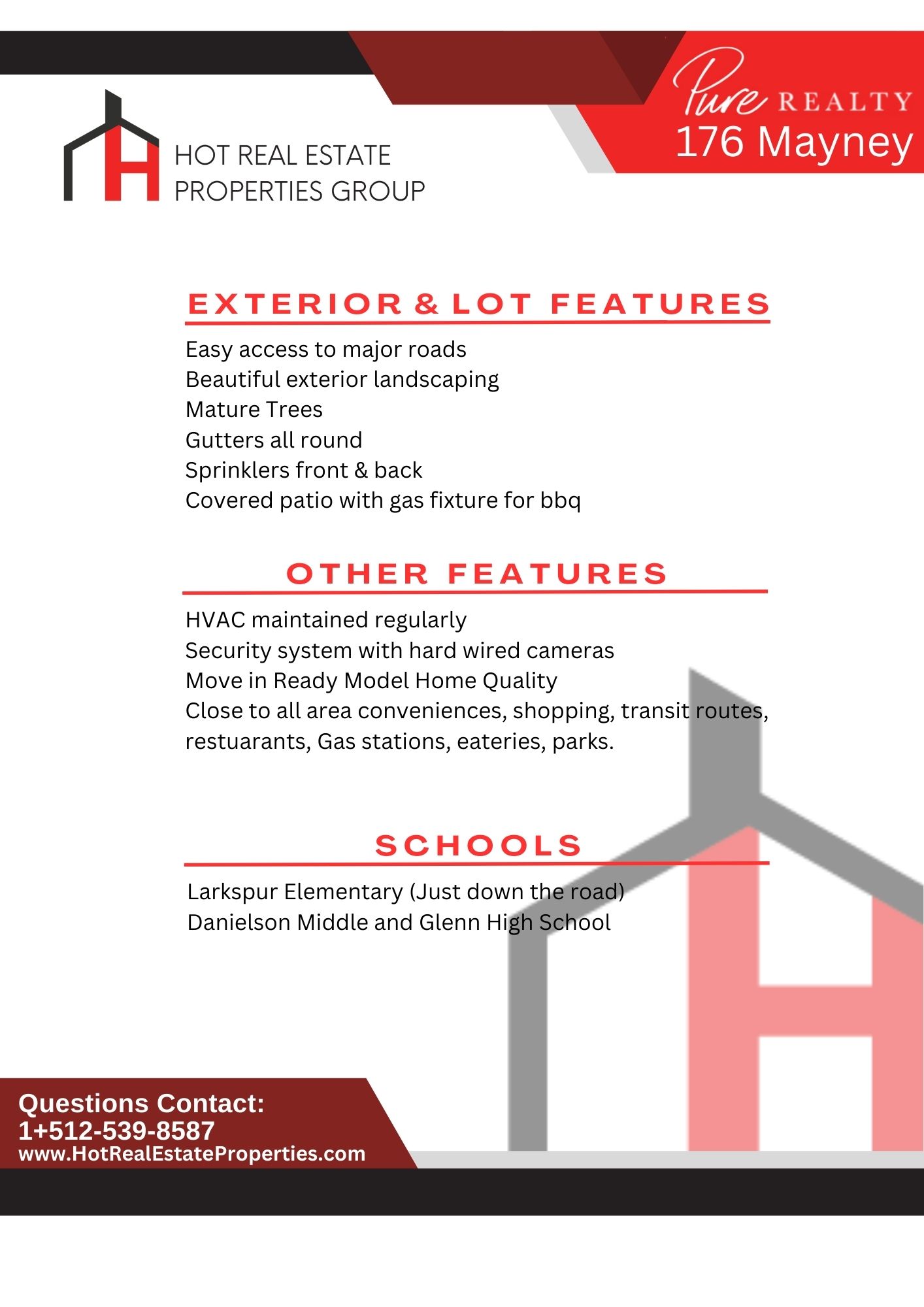 176 Mayney Ln. Leander, TX 78641 - Photo 5 of 37 Features of the home