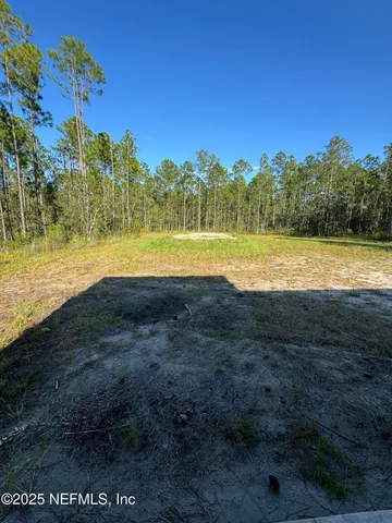 a backyard of a house