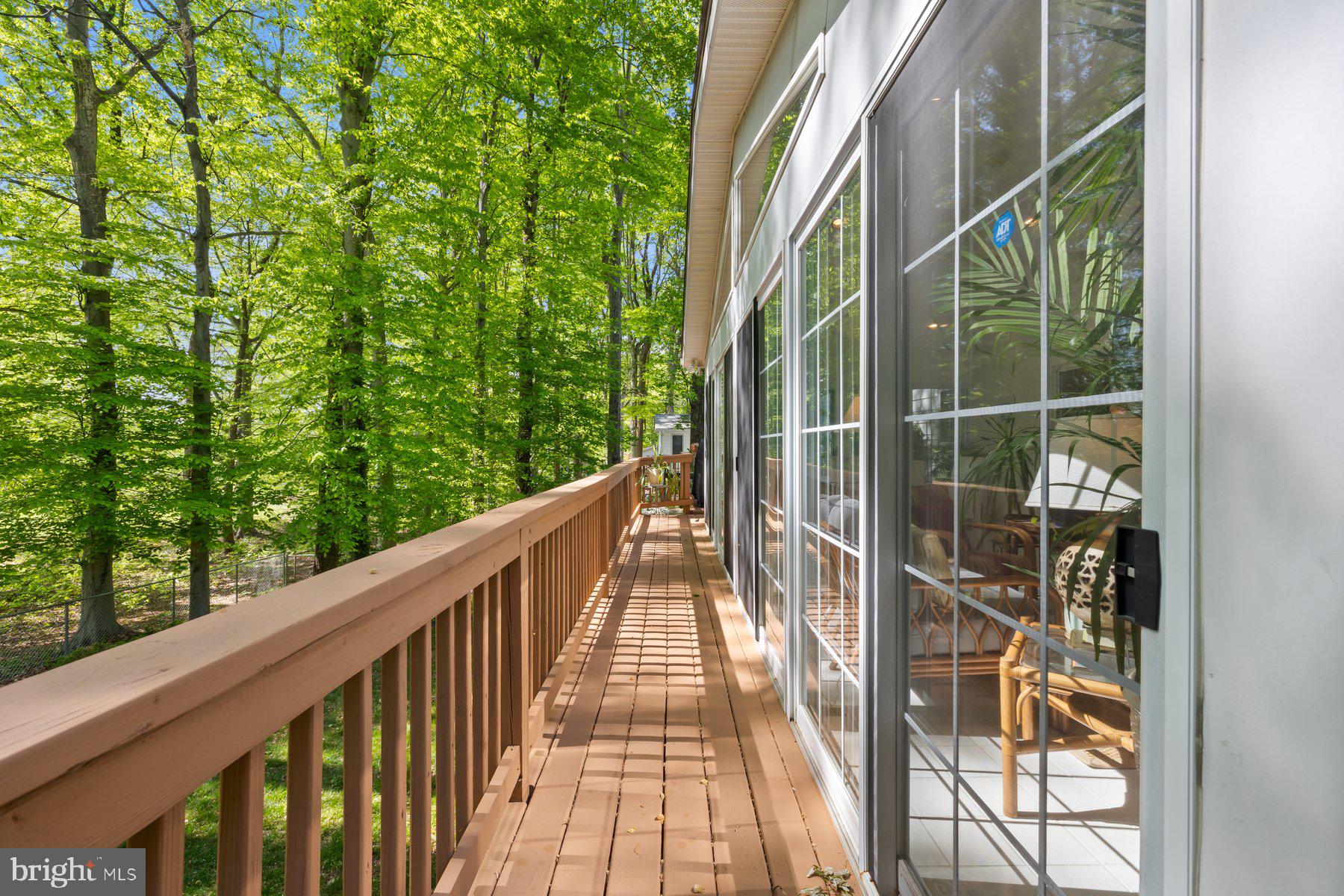 13820 Flint Rock Road Rockville, MD 20853 - Photo 49 of 50 a view of balcony with wooden floor