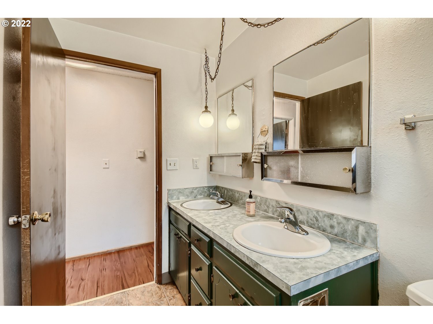 7109 North Sedro Street Portland, OR 97203 - Photo 18 of 28 a bathroom with a sink and a mirror