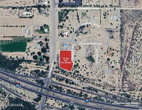 $155,000 | 2-acres North Pomerene Road, Benson, AZ 85602