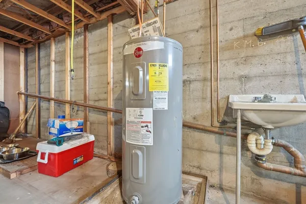 a view of steet with seating area