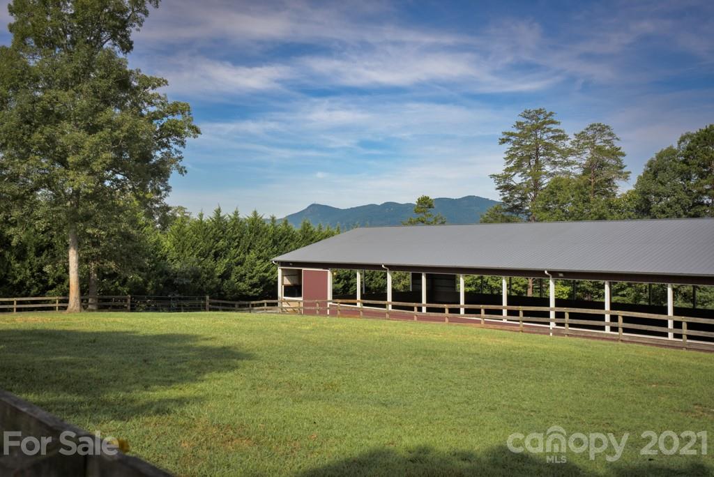 2667 Bill Collins Road Tryon, NC 28782 - Photo 4 of 48 a front view of a house with a garden