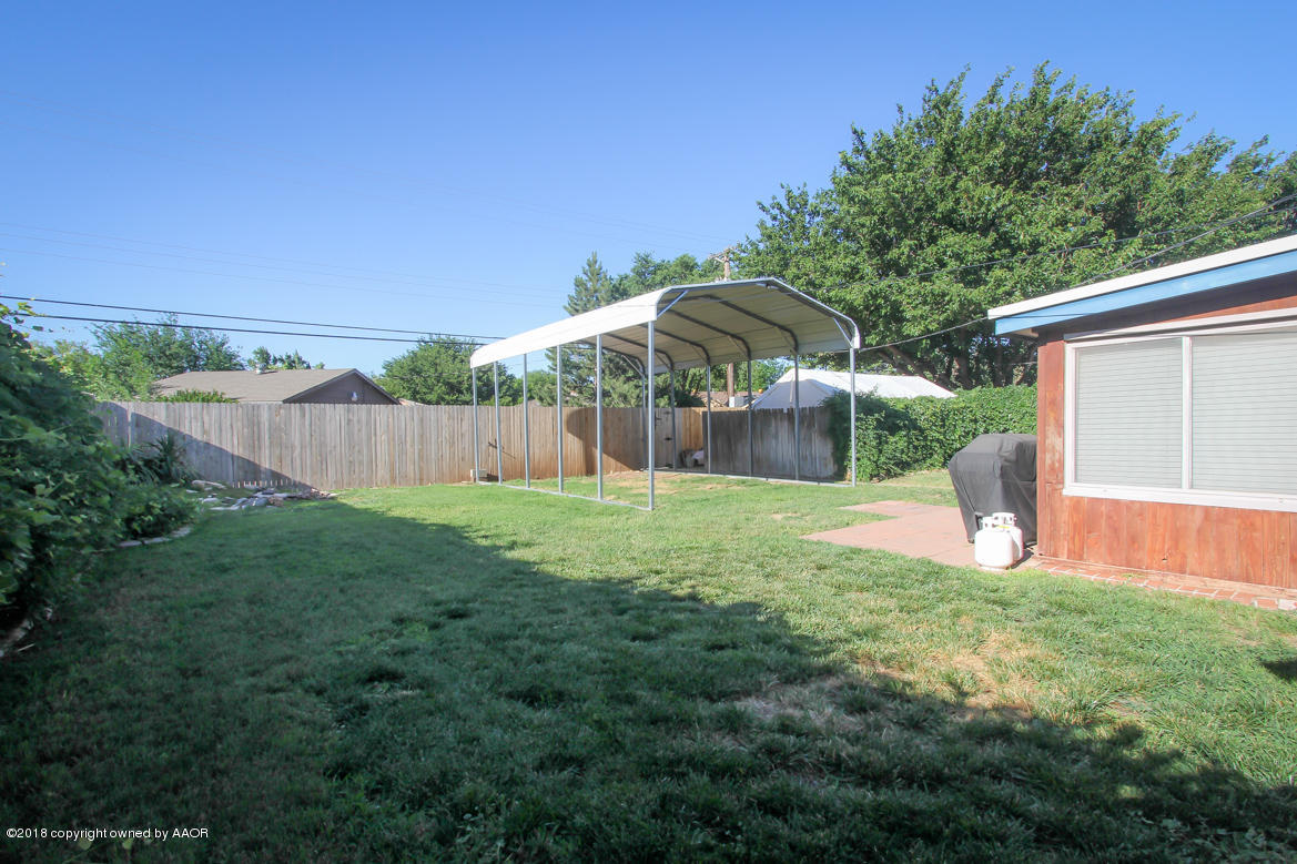 6307 Bayswater Road Amarillo, TX 79109 - Photo 34 of 39 BACKYARD