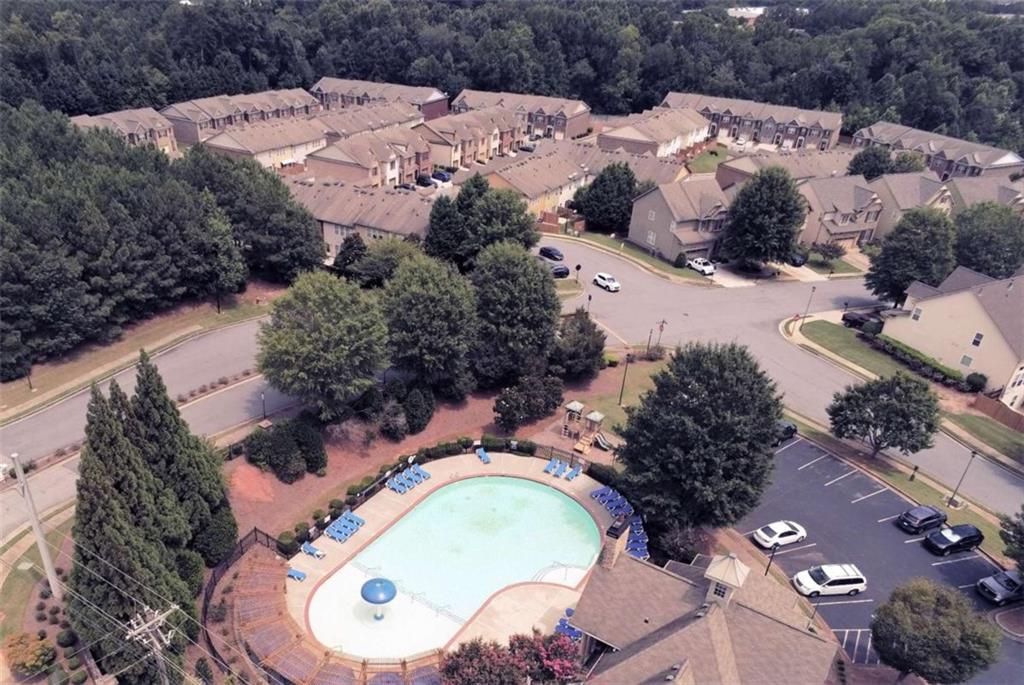 2708 Beynon Lane Northeast Suwanee, GA 30024 - Photo 34 of 38 an aerial view of a house