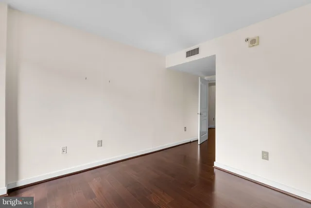 a view of small space with racks on the wall