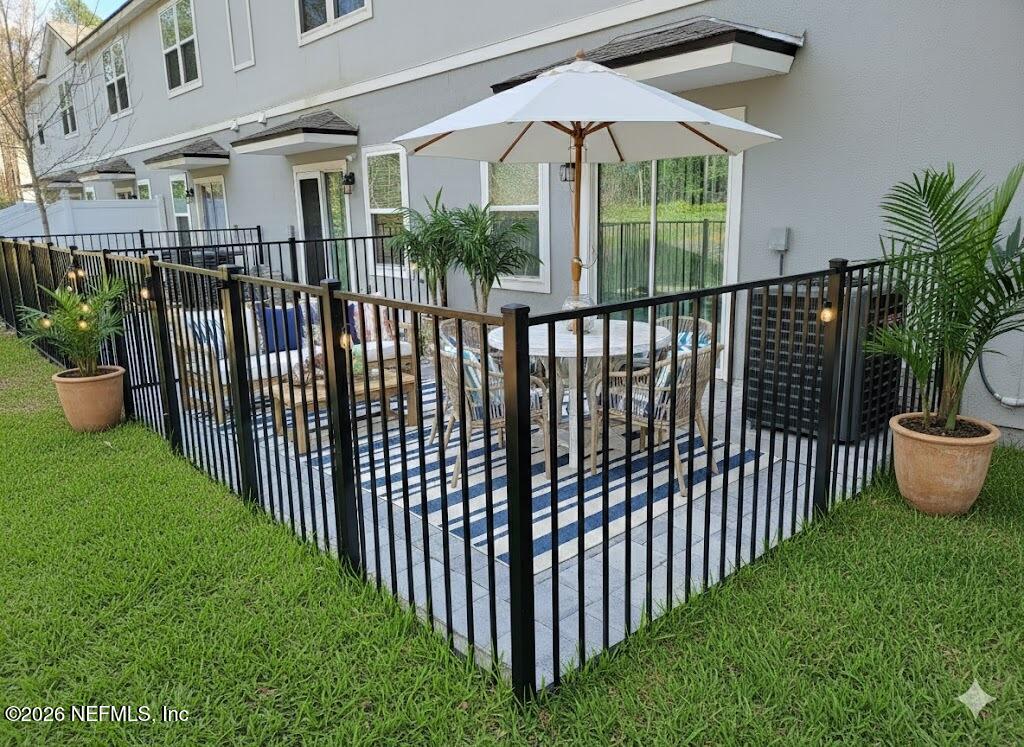 223 Talulla Trail St. Augustine, FL 32095 - Photo 15 of 15 17 Fenced Patio2
