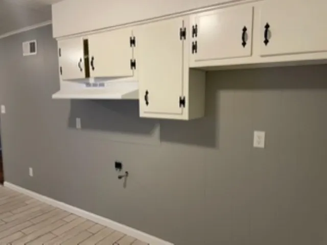 a view of cabinets