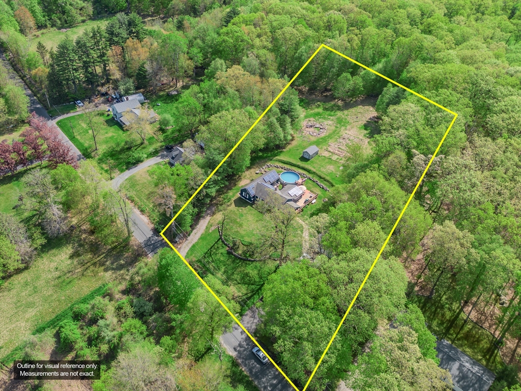 48 Ames Road Hampden, MA 01036 - Photo 14 of 42 an aerial view of a house