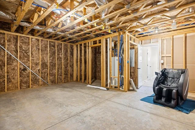 a large building with a street