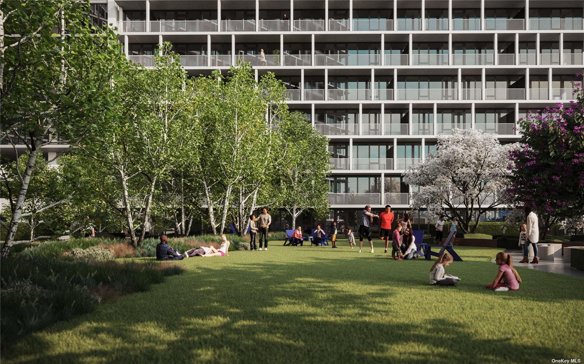 131-02 40th Road, Unit 4C Queens, NY 11354 - Photo 26 of 34 View of home's community featuring a lawn