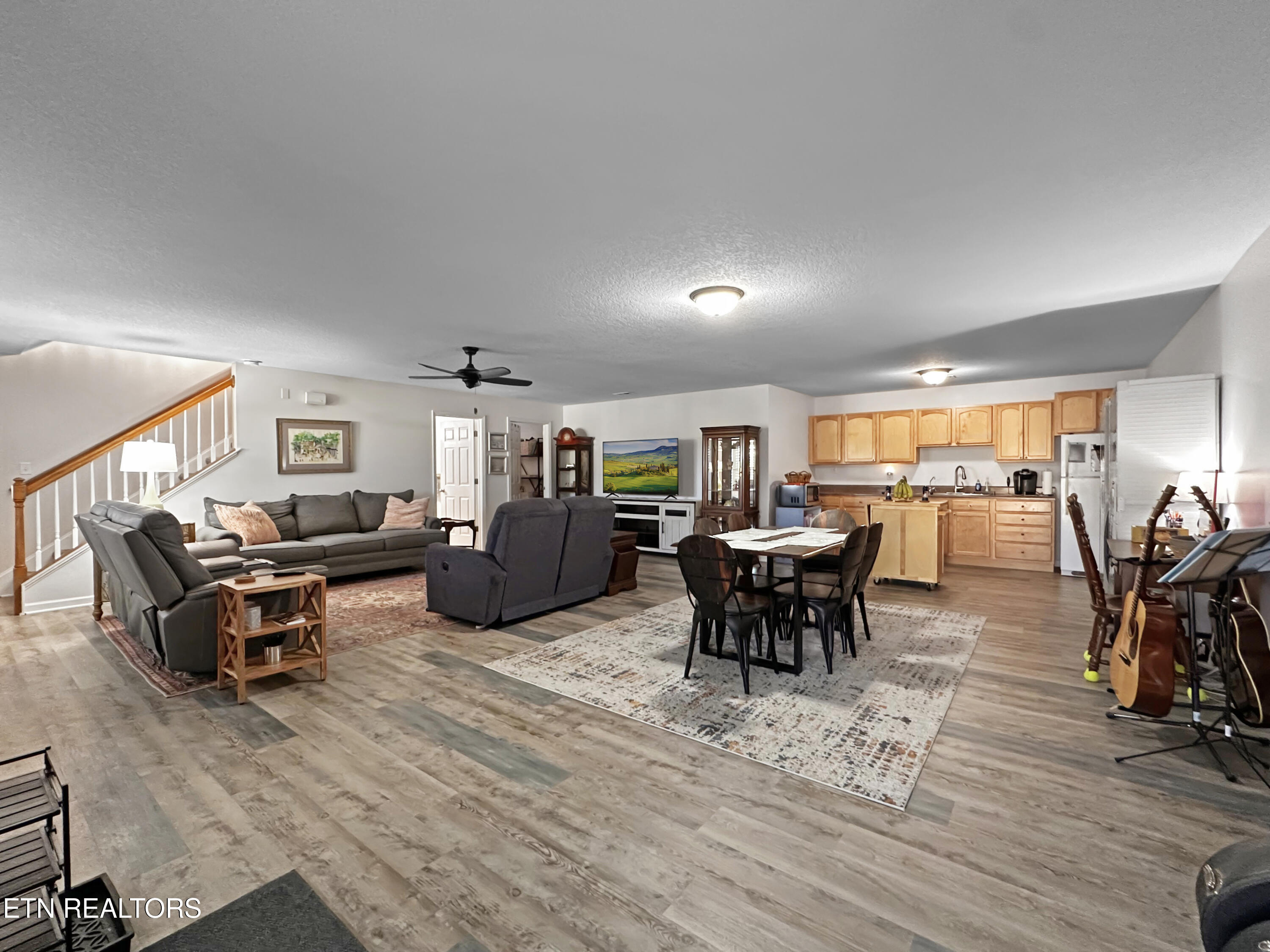 7341 Fort Apache Road Corryton, TN 37721 - Photo 26 of 28 Basement Living Room & Kitchen Areas