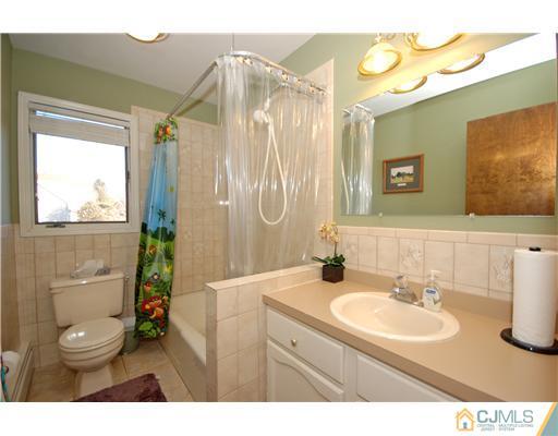 196 Friendship Road Cranbury, NJ 08512 - Photo 14 of 25 a bathroom with a sink a toilet and shower