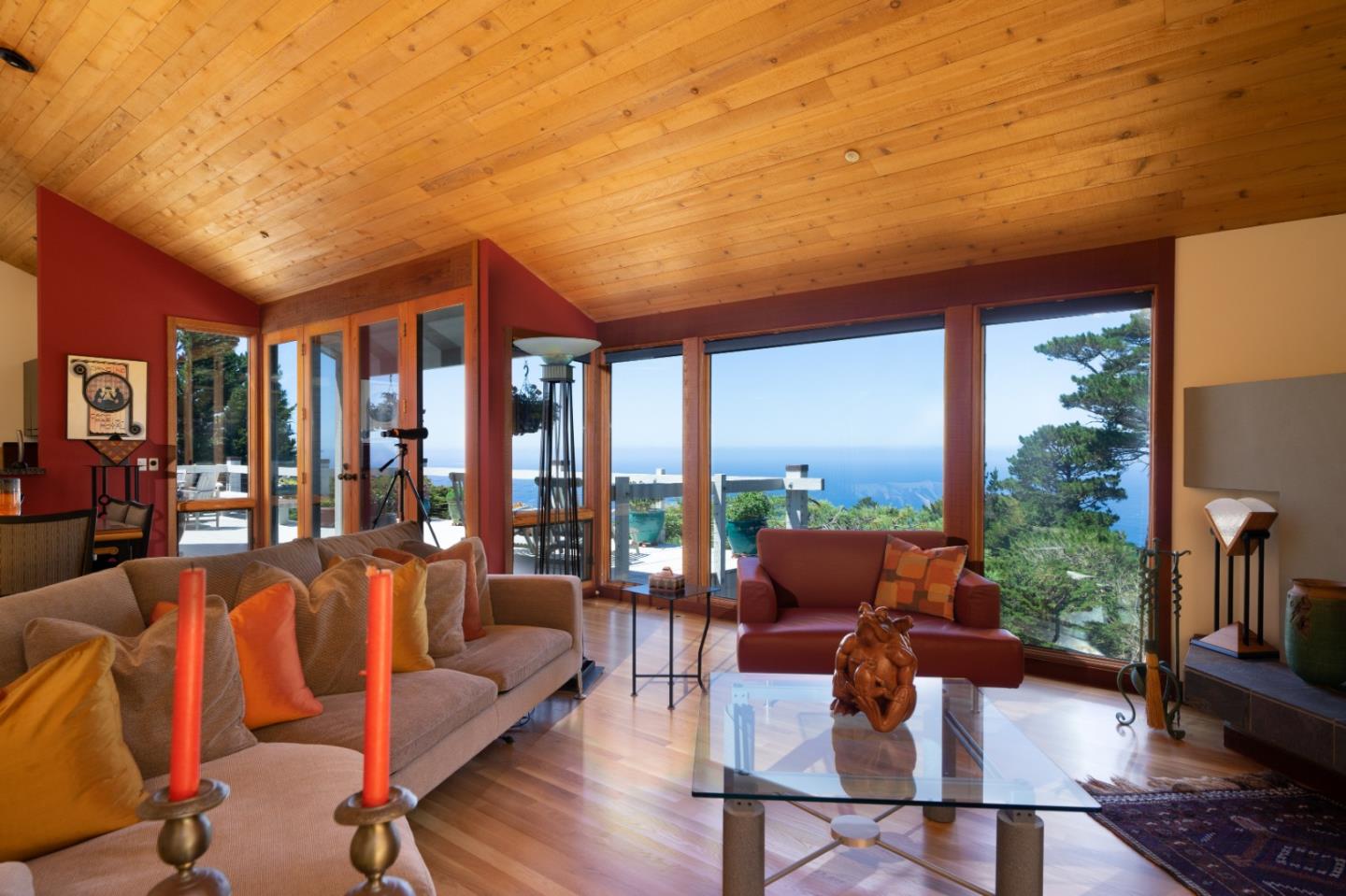 211 Crest Road Carmel, CA 93923 - Photo 7 of 21 a outdoor living space with furniture and garden view