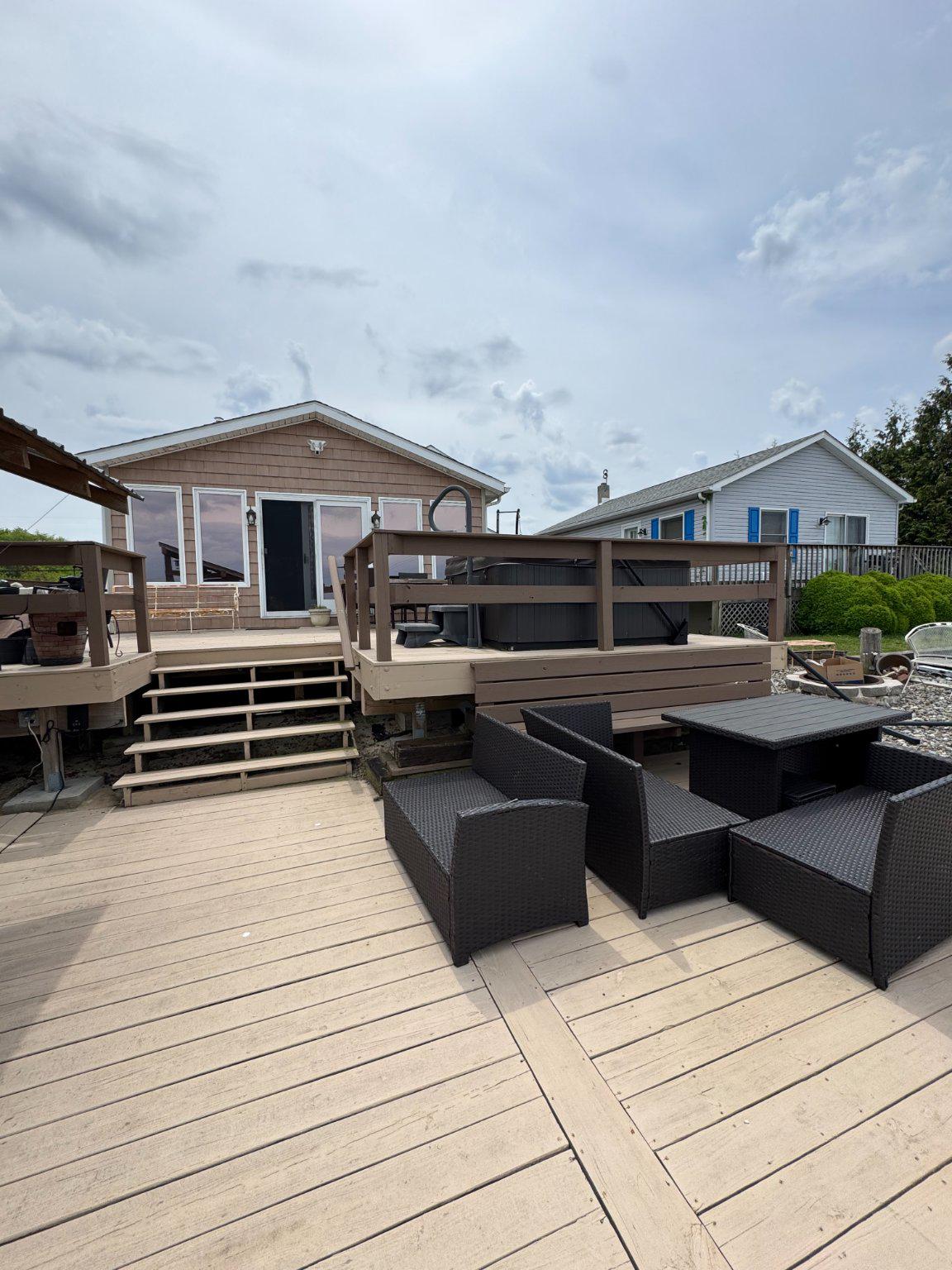 74 Sinnickson Landing Road Salem, NJ 08079 - Photo 2 of 51 a view of a terrace with wooden floor and seating space