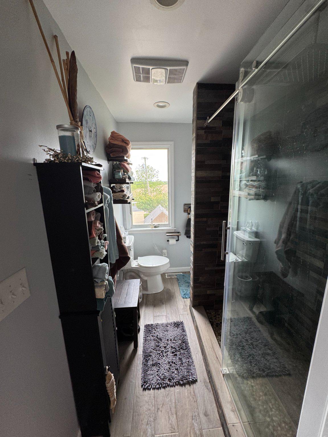 74 Sinnickson Landing Road Salem, NJ 08079 - Photo 32 of 51 a bathroom with a toilet and a shower