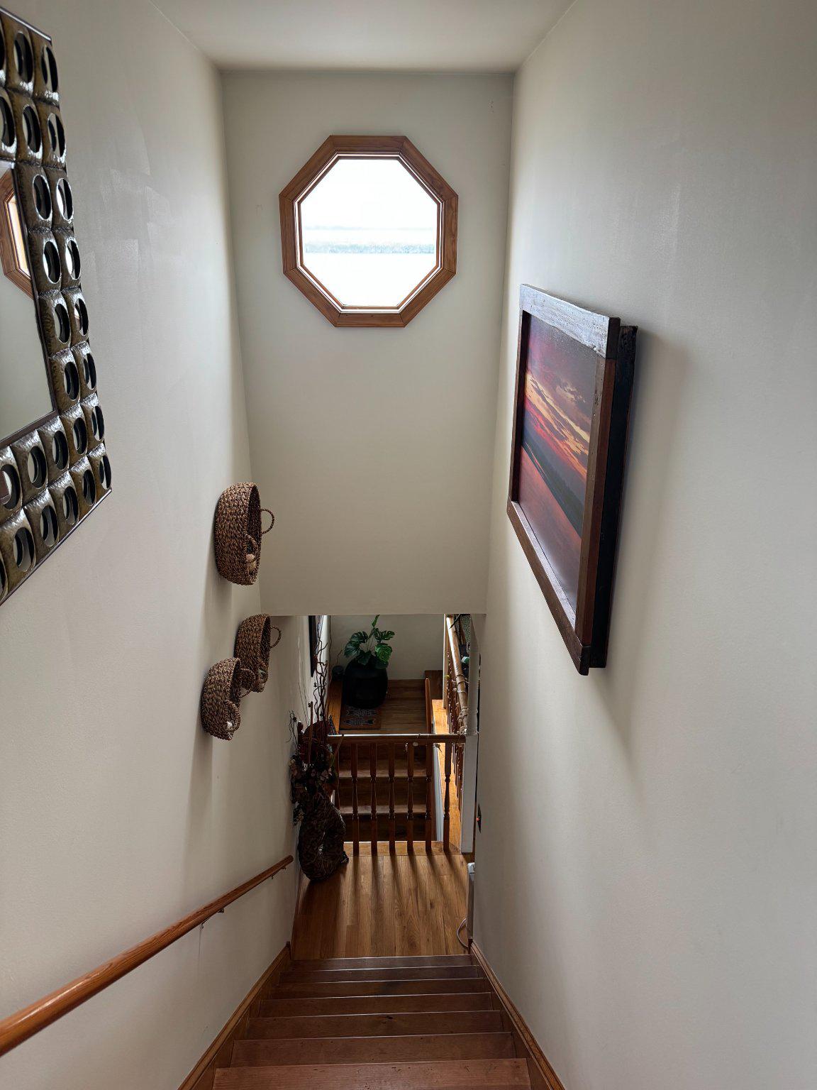 74 Sinnickson Landing Road Salem, NJ 08079 - Photo 35 of 51 wooden floor in a hall with a window