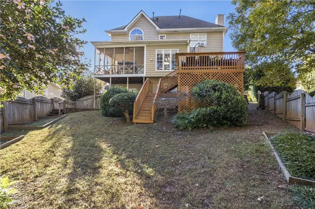 a view of outdoor space and yard