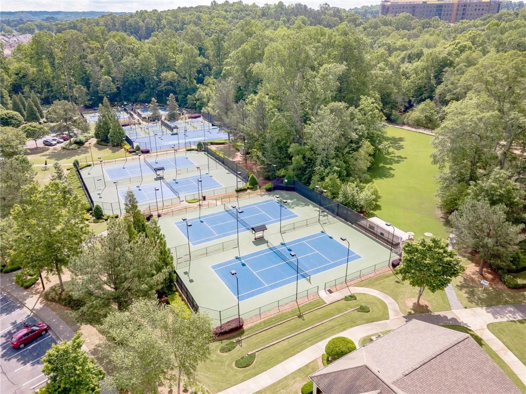 6260 Brookside Lane Hoschton, GA 30548 - Photo 54 of 59 an aerial view of a house with a yard