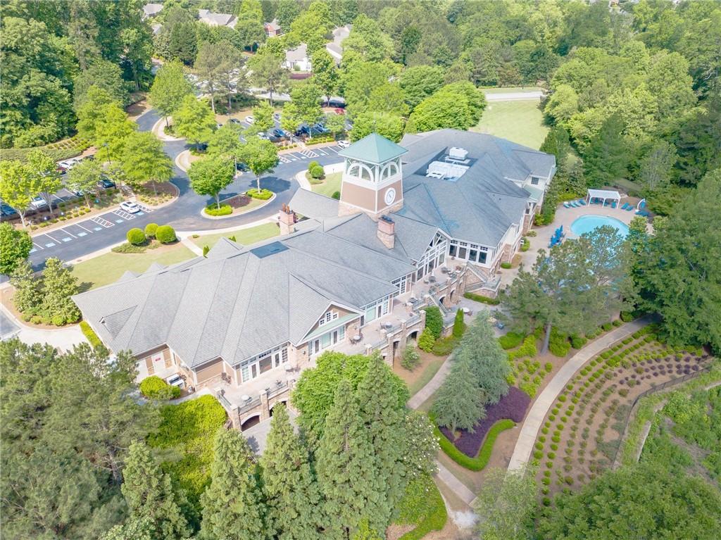 6260 Brookside Lane Hoschton, GA 30548 - Photo 56 of 59 an aerial view of residential house with outdoor space and trees all around