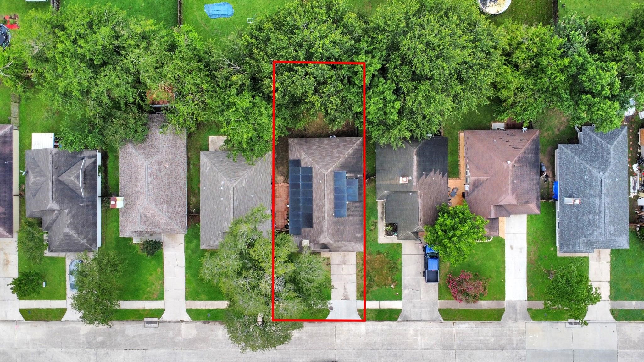 23507 Tree House Lane Spring, TX 77373 - Photo 15 of 17 front view of a house with a garden