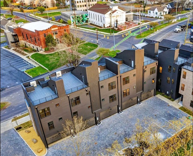 1701 Porter Road, Unit 8 Nashville, TN 37206 - Photo 13 of 17 an aerial view of a house with a yard