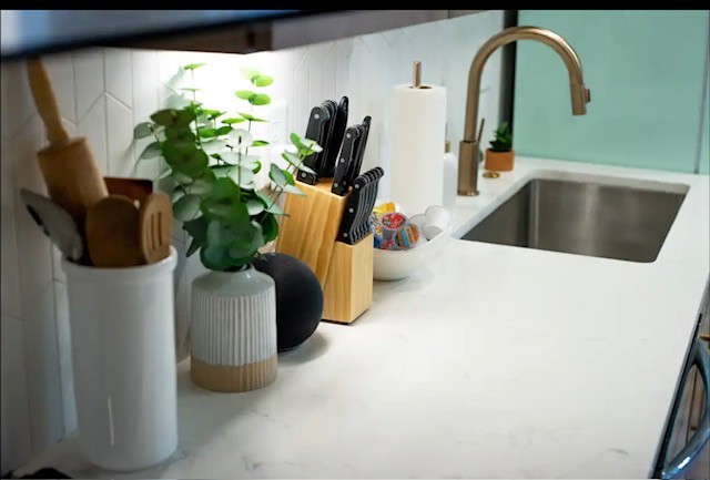 1701 Porter Road, Unit 8 Nashville, TN 37206 - Photo 4 of 17 a close view of sink and garden