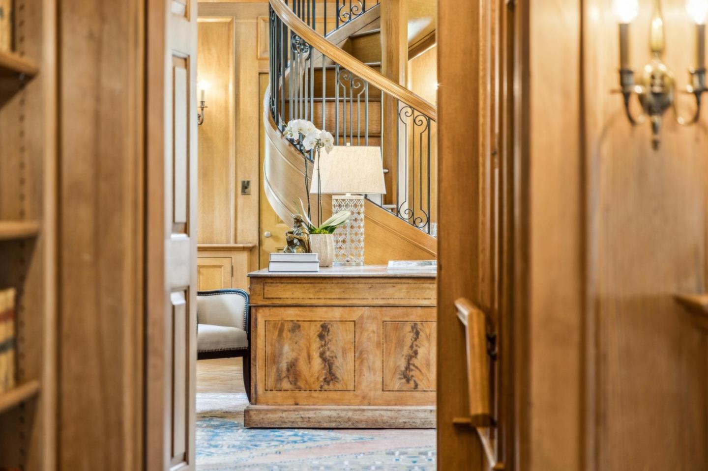 100 Cañada Road Woodside, CA 94062 - Photo 14 of 79 a view of front door with hallway