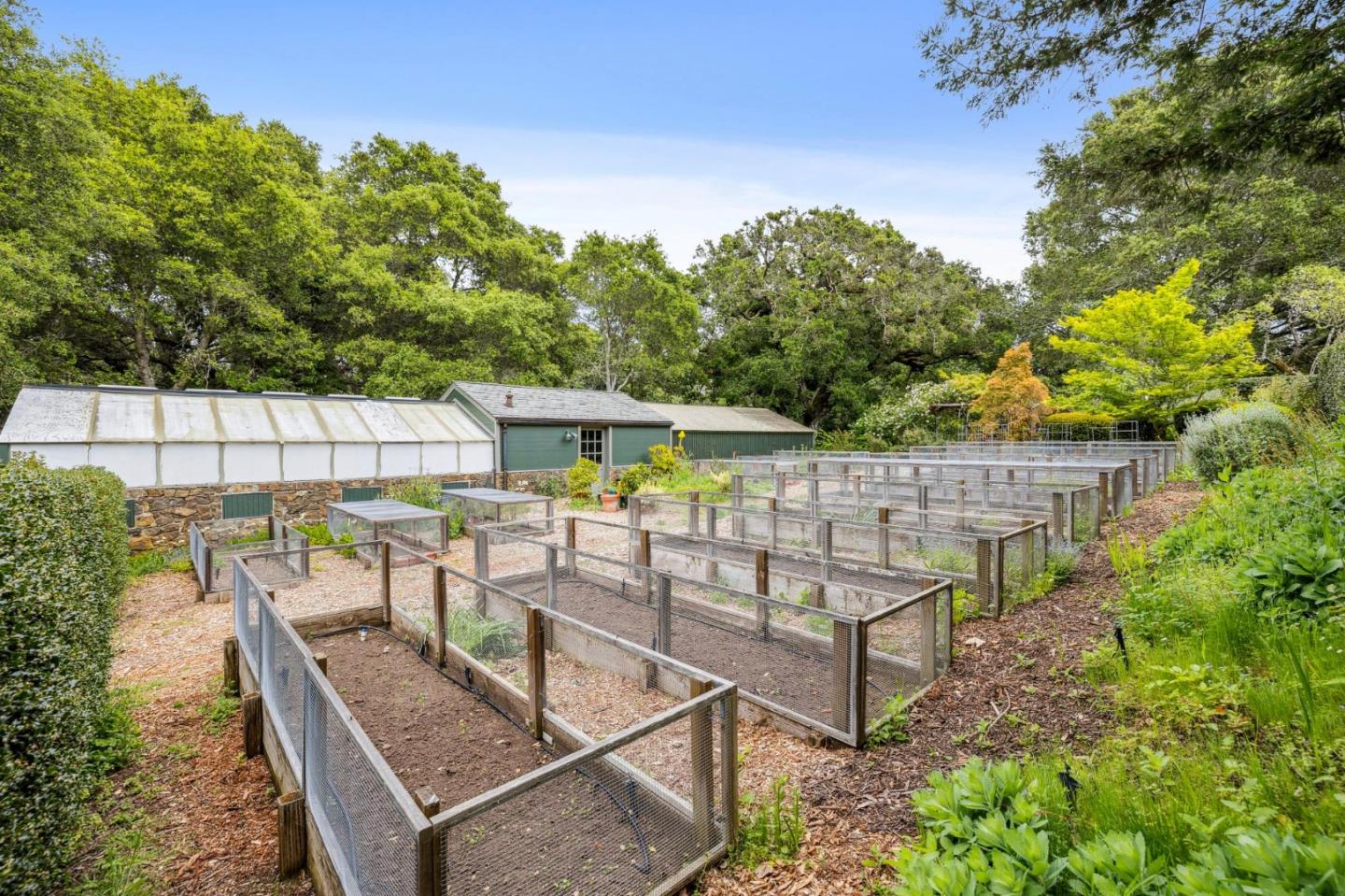 100 Cañada Road Woodside, CA 94062 - Photo 56 of 79 a view of a roof deck with furniture