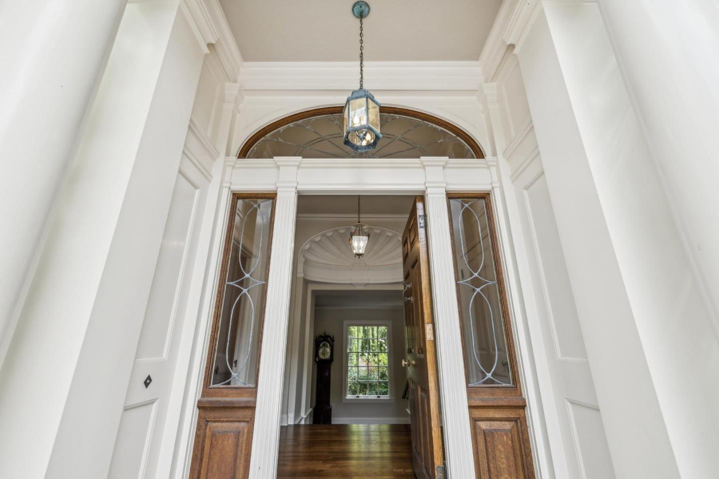100 Cañada Road Woodside, CA 94062 - Photo 7 of 79 a view of a entryway door of the house