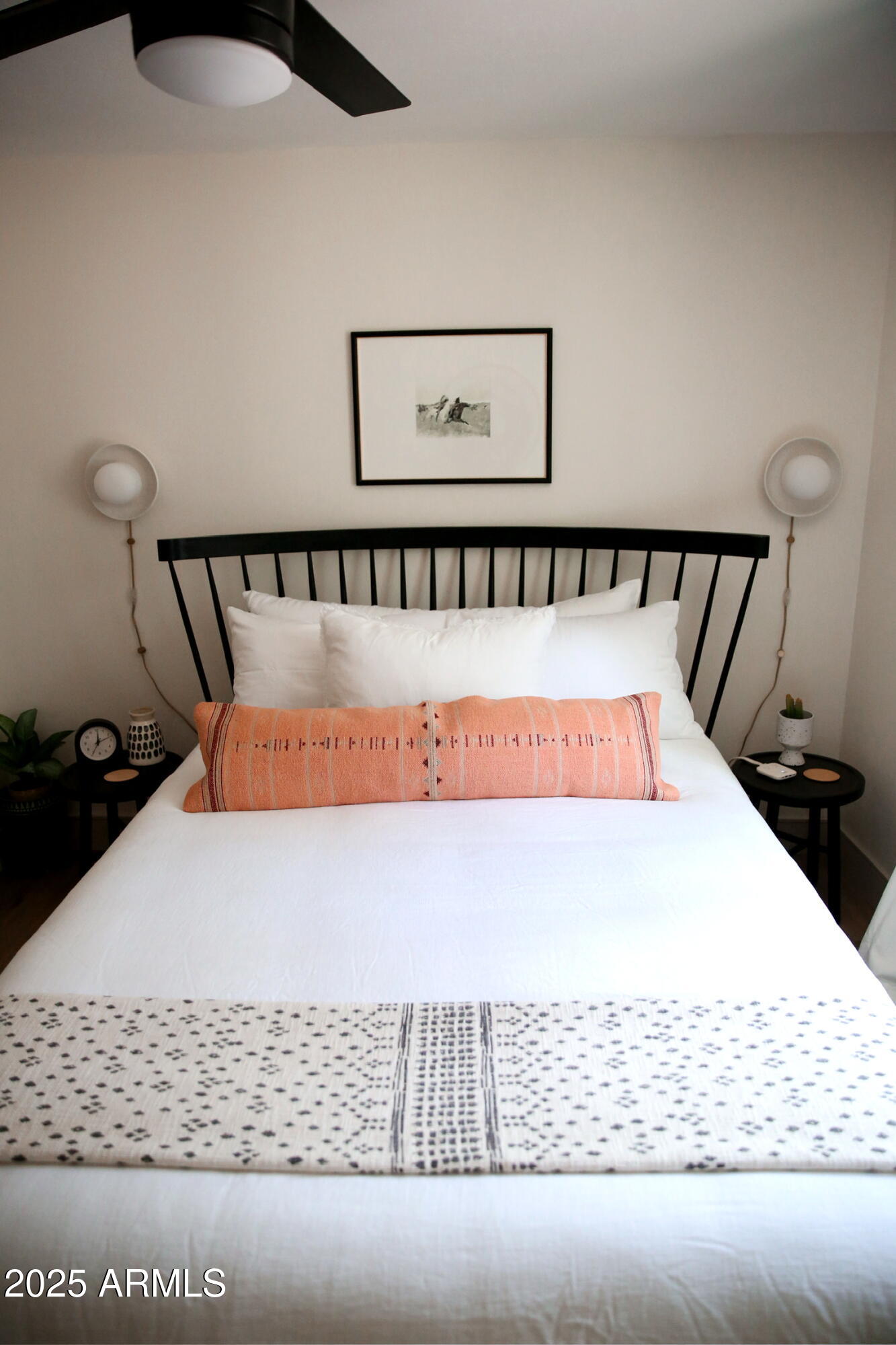 480 Cochise Road Munds Park, AZ 86017 - Photo 47 of 62 a large bed sitting in a bedroom next to a lamp